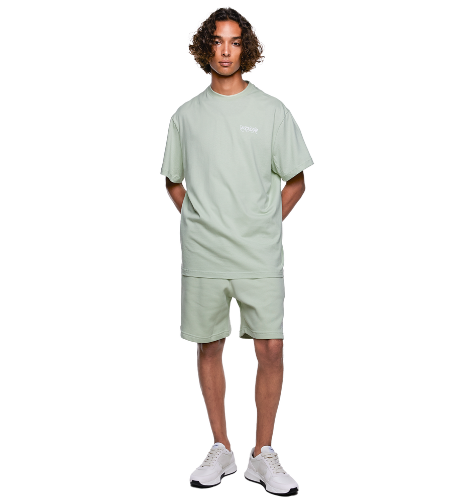SD Circles Logo Shorts Sea Foam