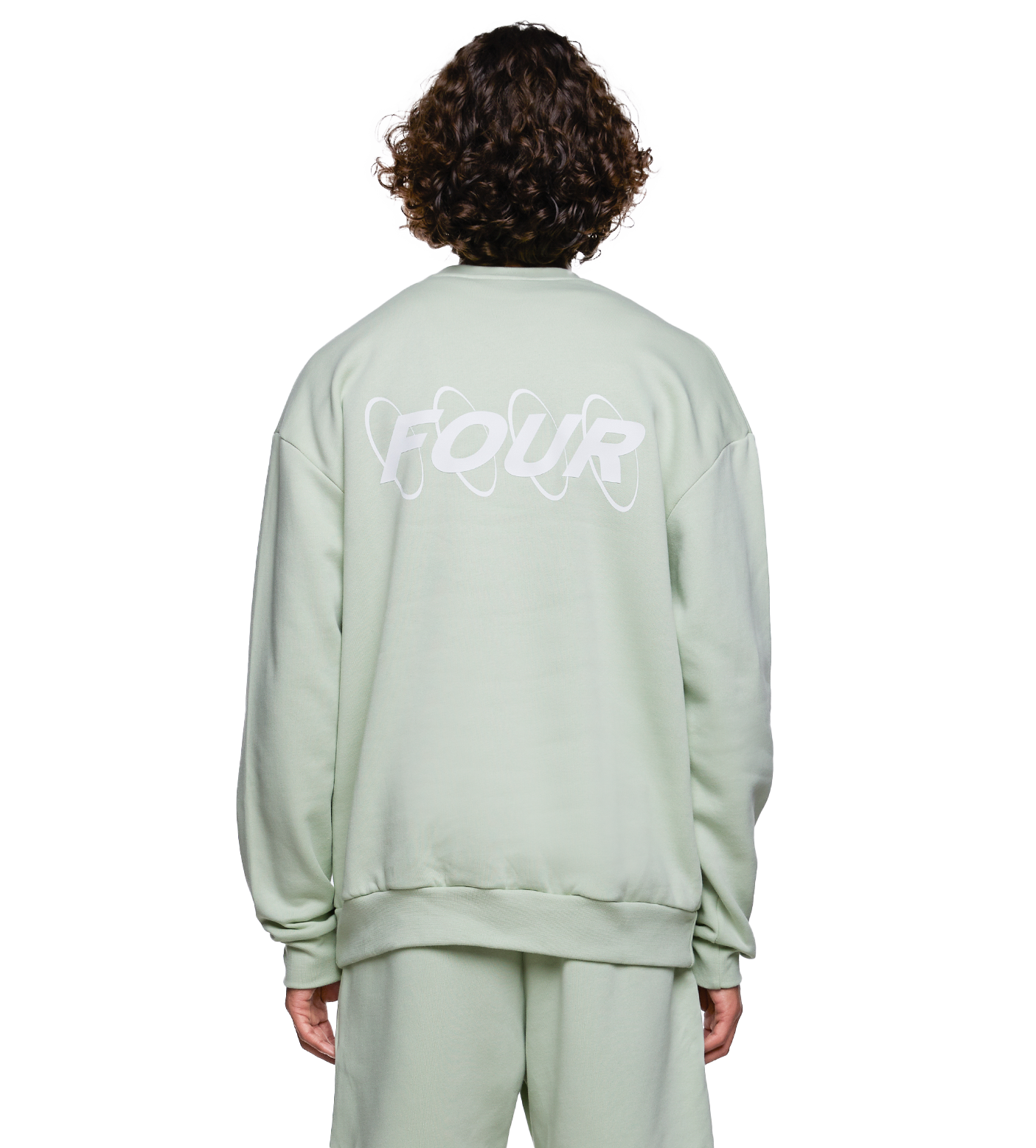 SD Circles Logo Crewneck Sea Foam