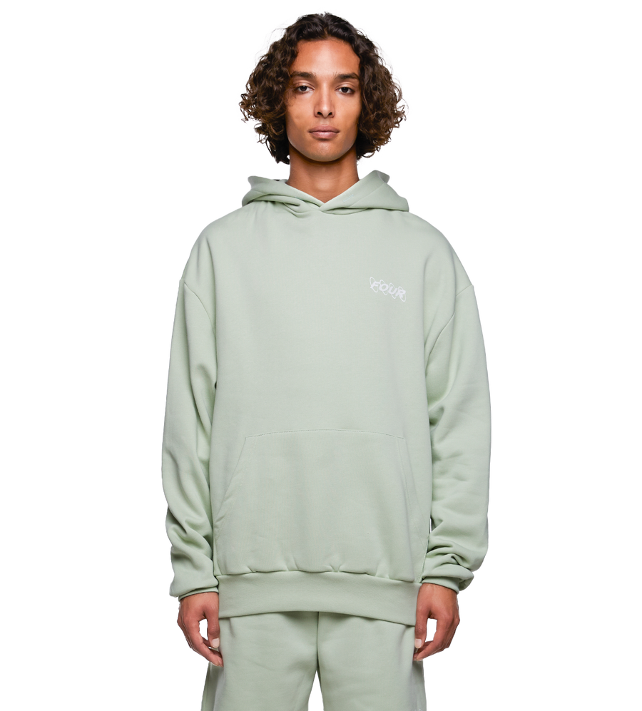 SD Circles Logo Hoodie Sea Foam