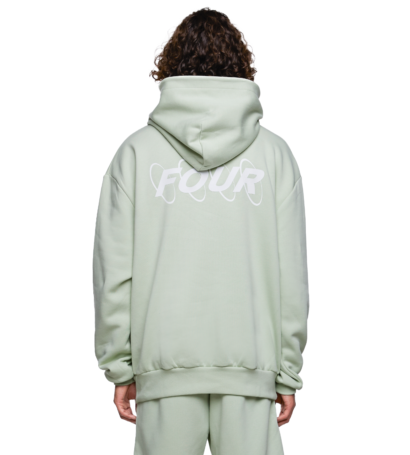 SD Circles Logo Hoodie Sea Foam
