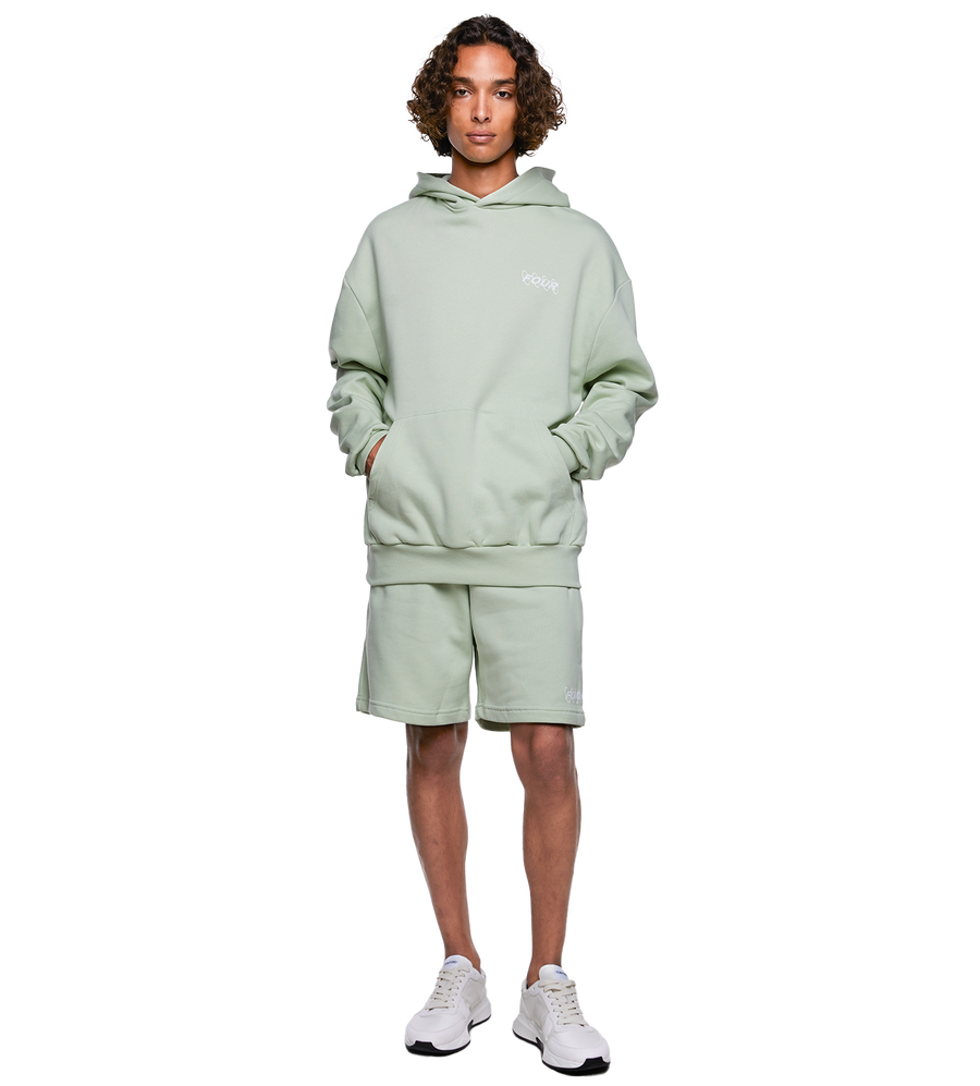 SD Circles Logo Hoodie Sea Foam