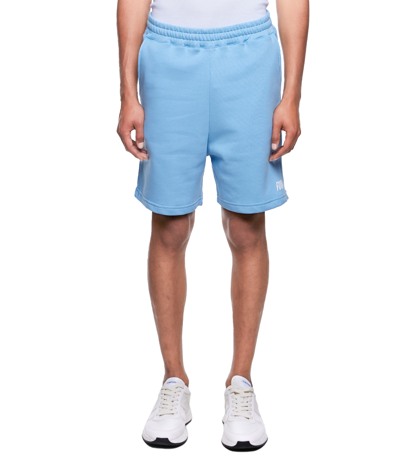 SD Slim Fit Logo Shorts Dusk Blue