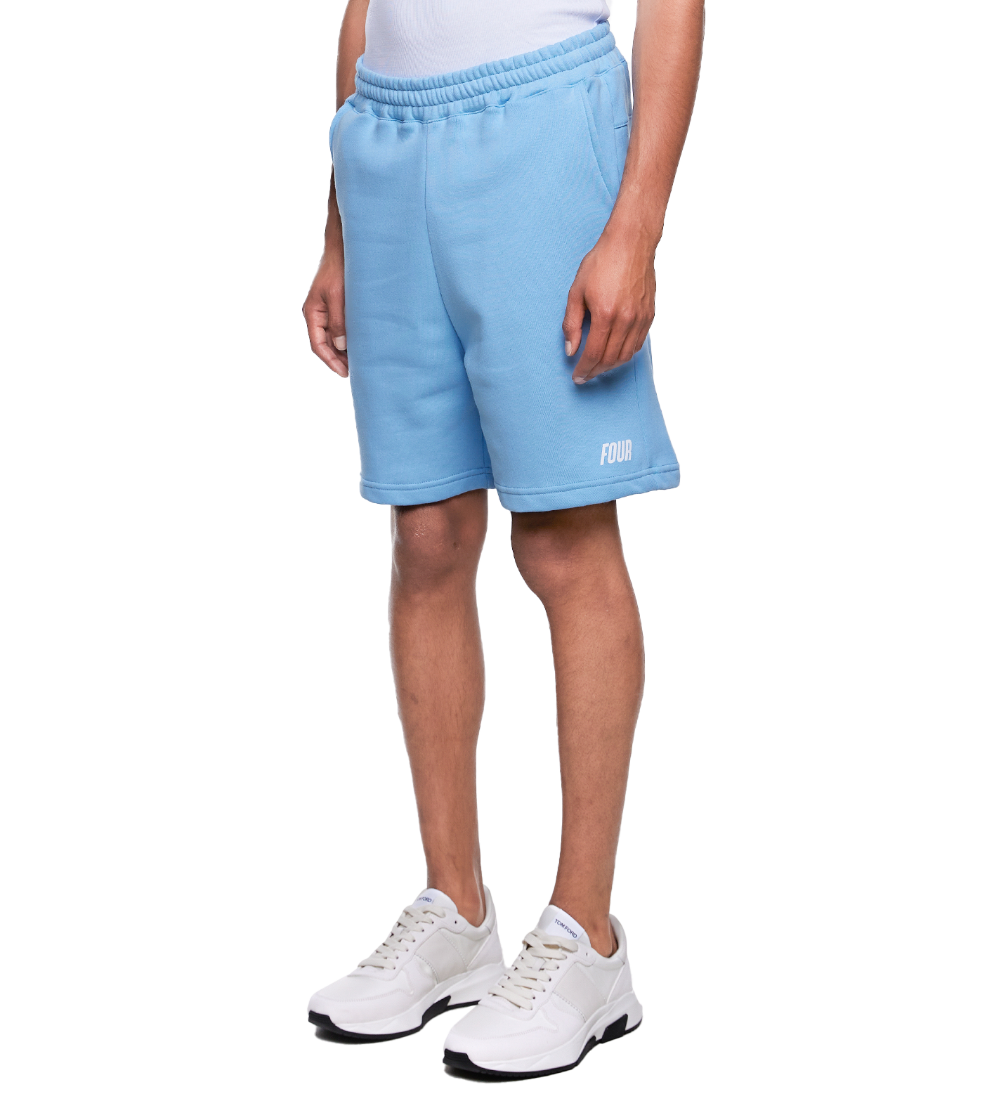 SD Slim Fit Logo Shorts Dusk Blue