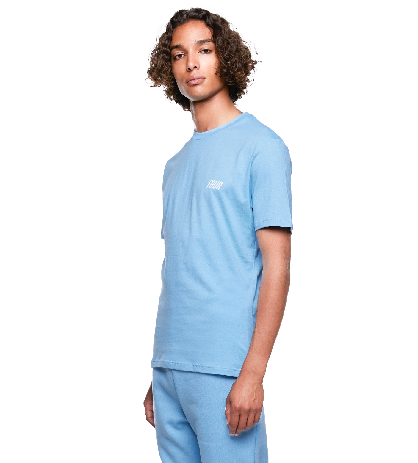 SD Slim Fit Logo T-Shirt Dusk Blue
