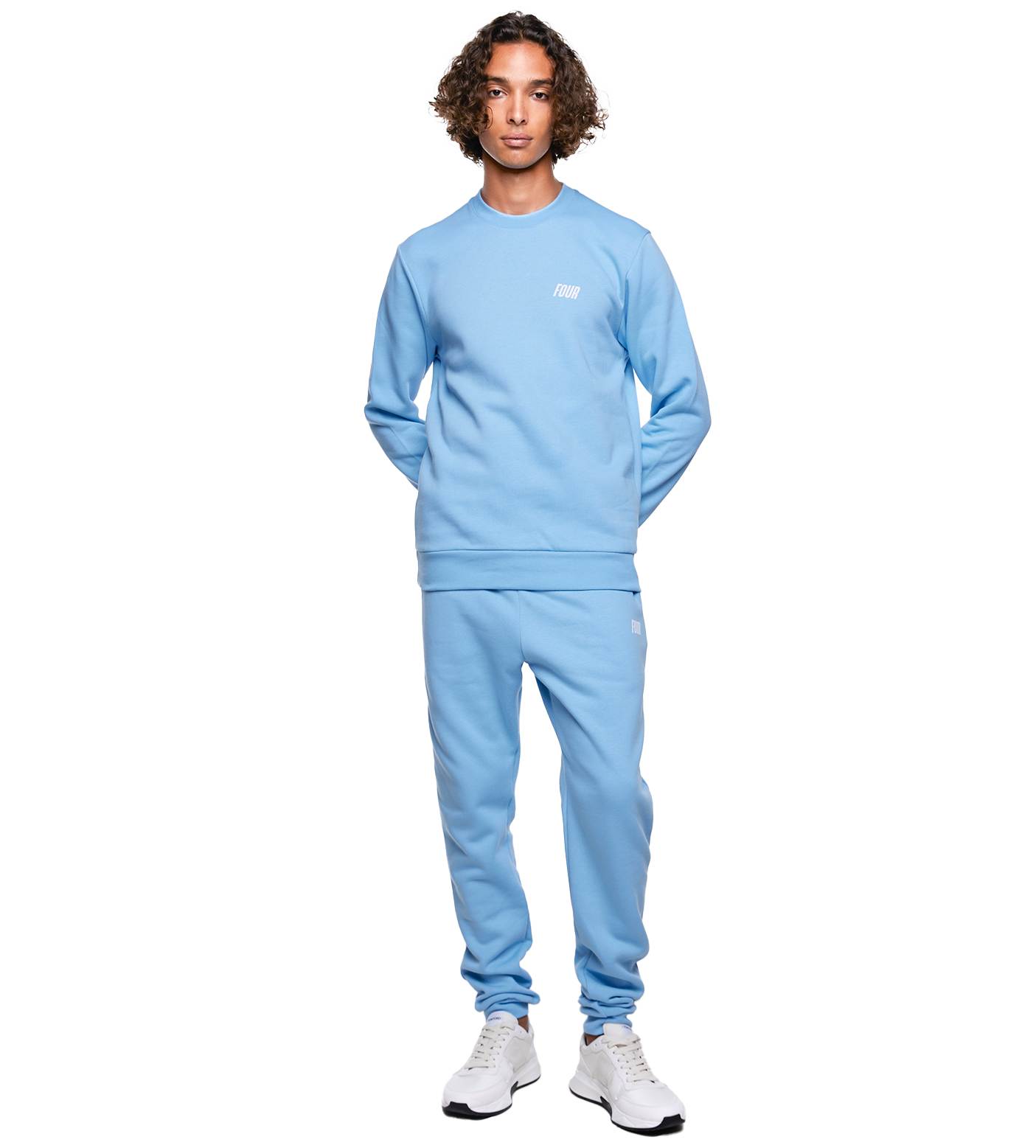 SD Slim Fit Logo Crewneck Dusk Blue