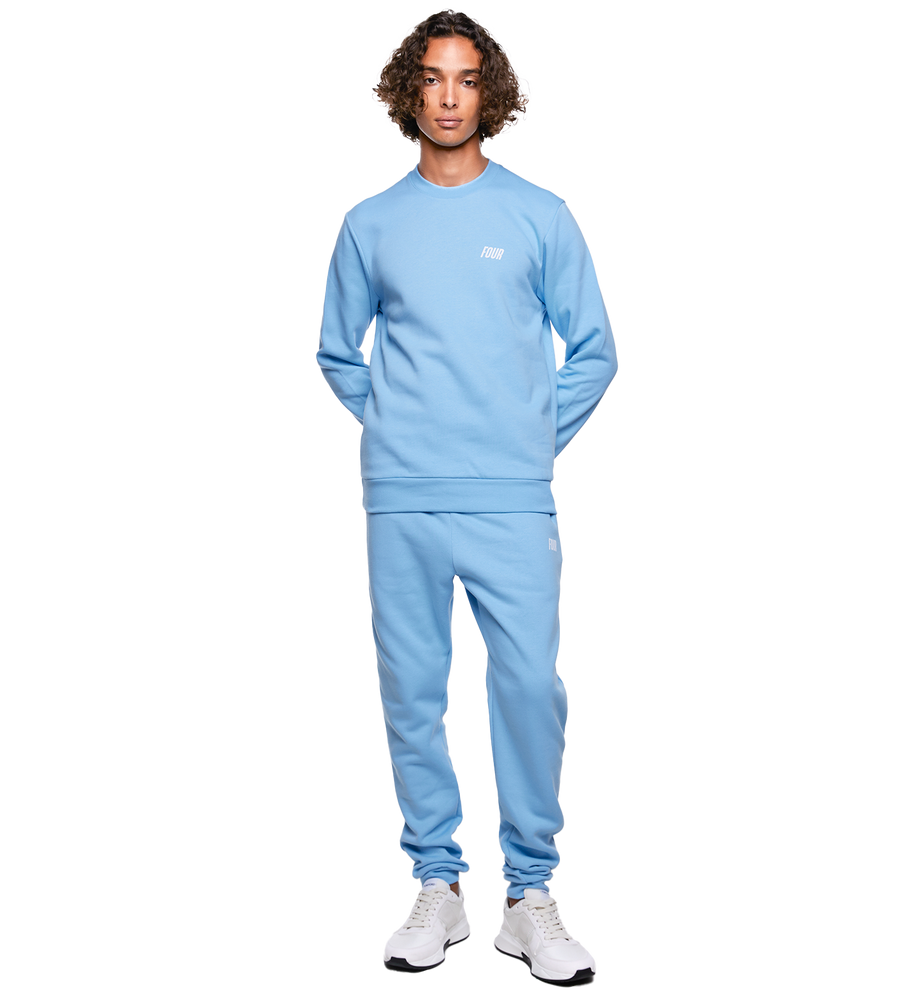 SD Slim Fit Logo Crewneck Dusk Blue