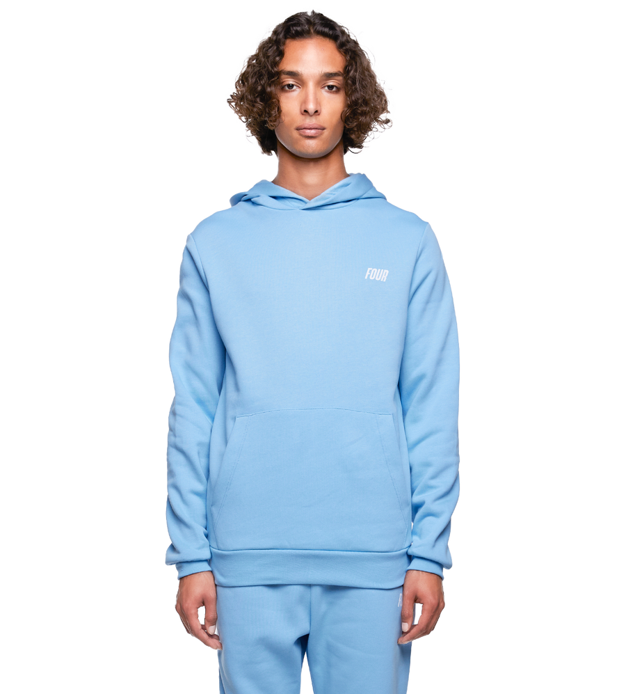 SD Slim Fit Logo Hoodie Dusk Blue