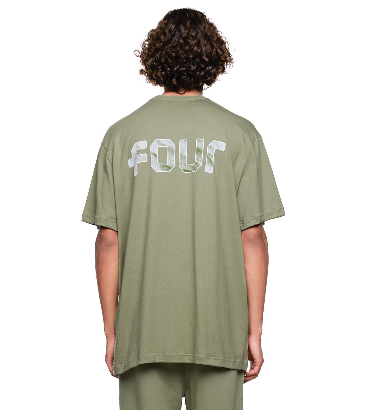 SD Outline Logo T-shirt Oil Green