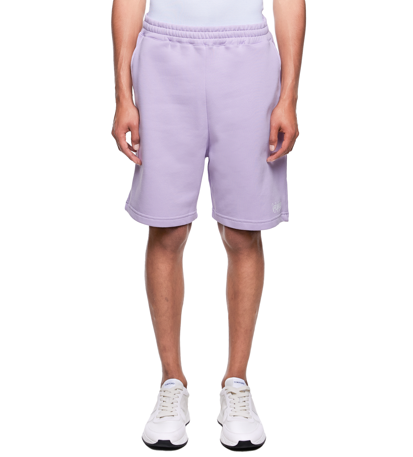 SD Circles Logo Shorts Pastel Lilac