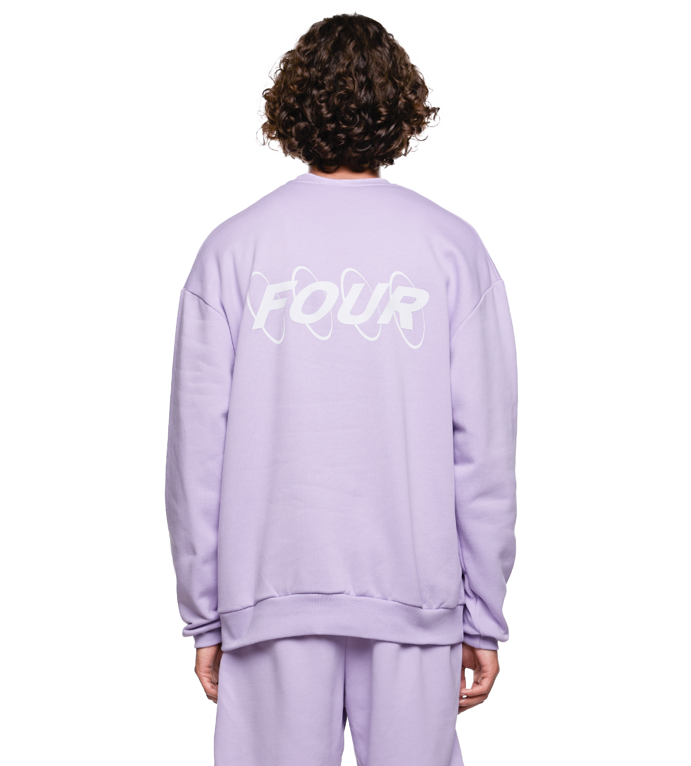 SD Circles Logo Crewneck Pastel Lilac