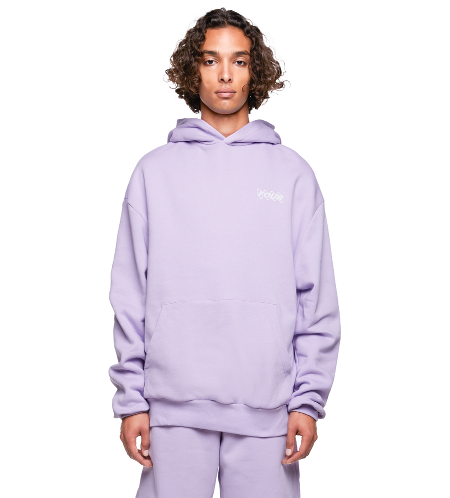 SD Circles Logo Hoodie Pastel Lilac