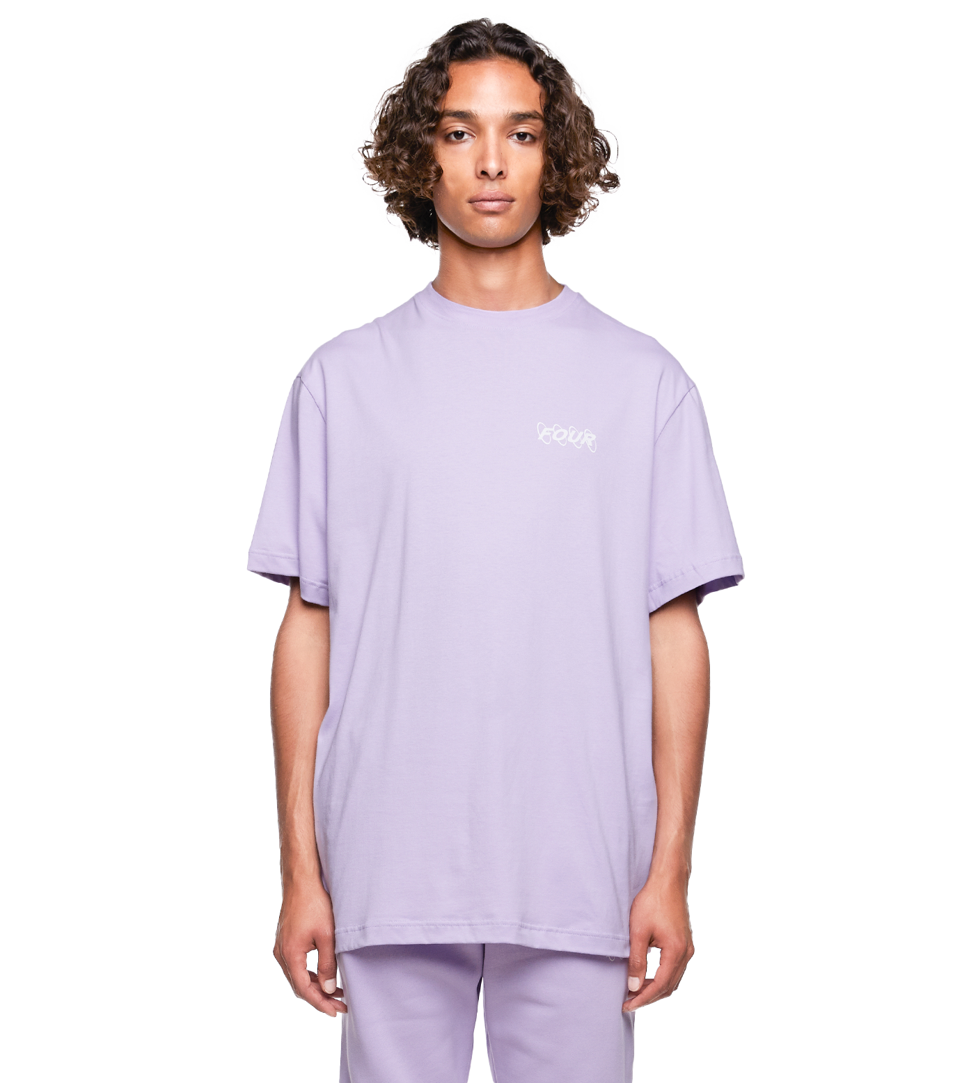 SD Circles Logo T-shirt Pastel Lilac