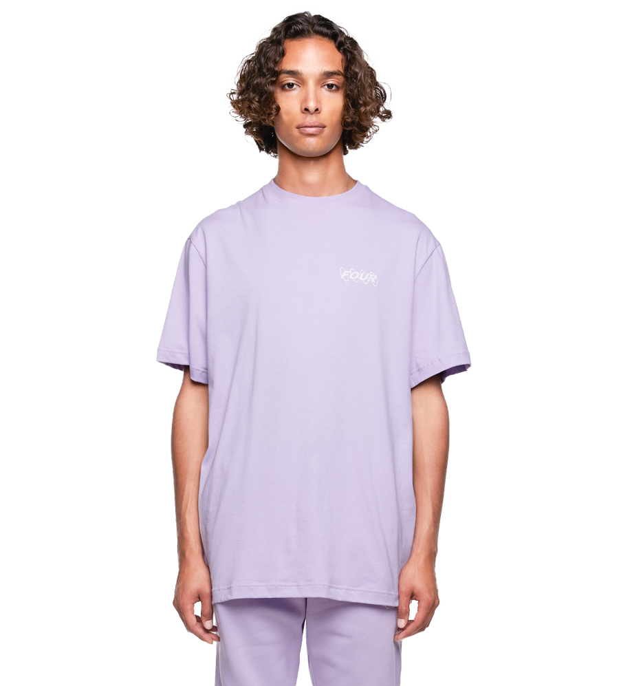 SD Circles Logo T-shirt Pastel Lilac