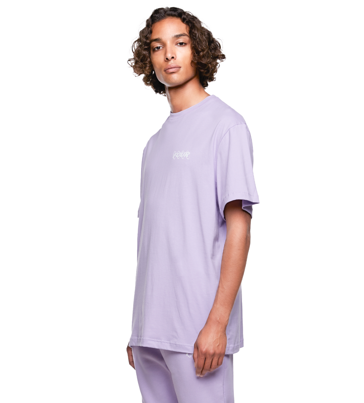 SD Circles Logo T-shirt Pastel Lilac