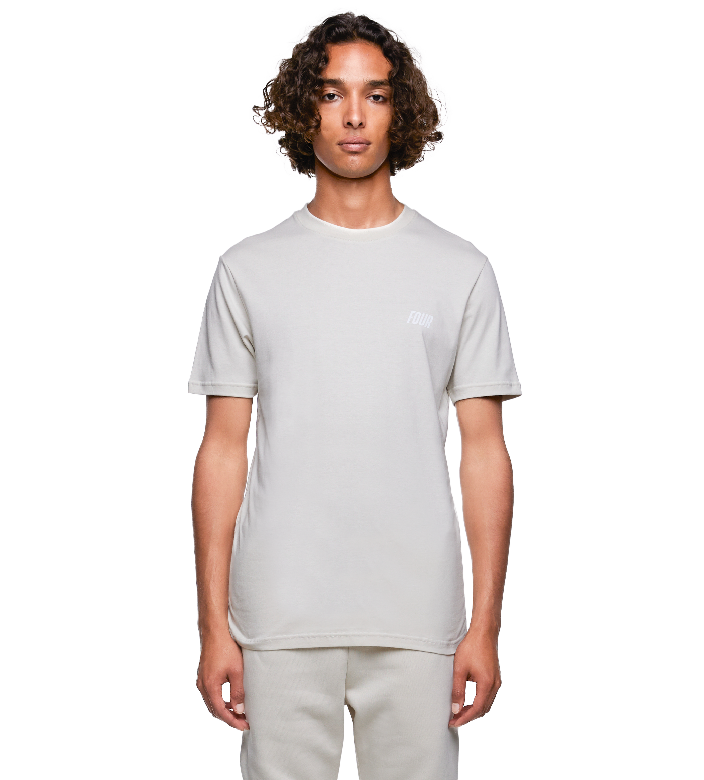 SD Slim Fit Logo T-Shirt Silver Birch