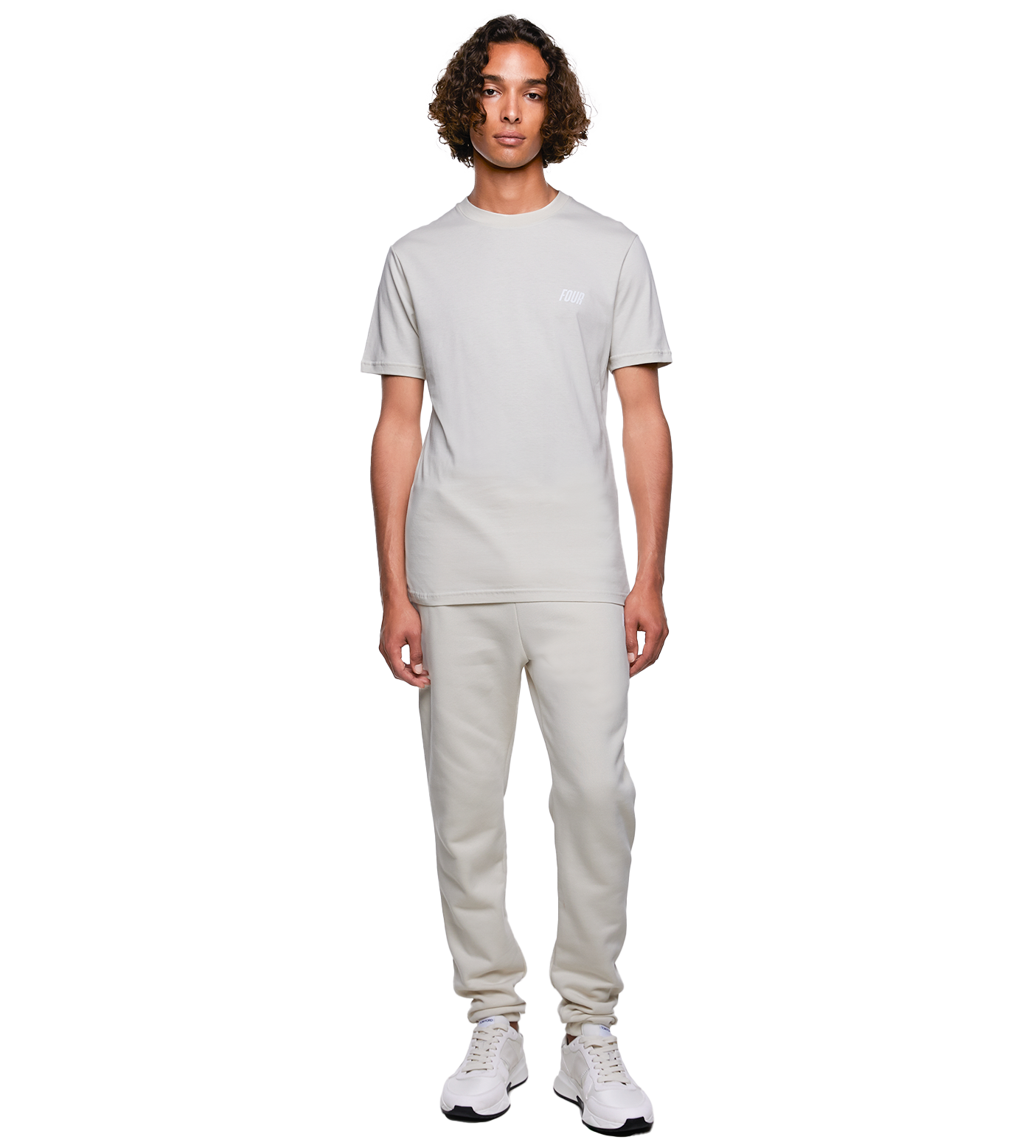 SD Slim Fit Logo T-Shirt Silver Birch