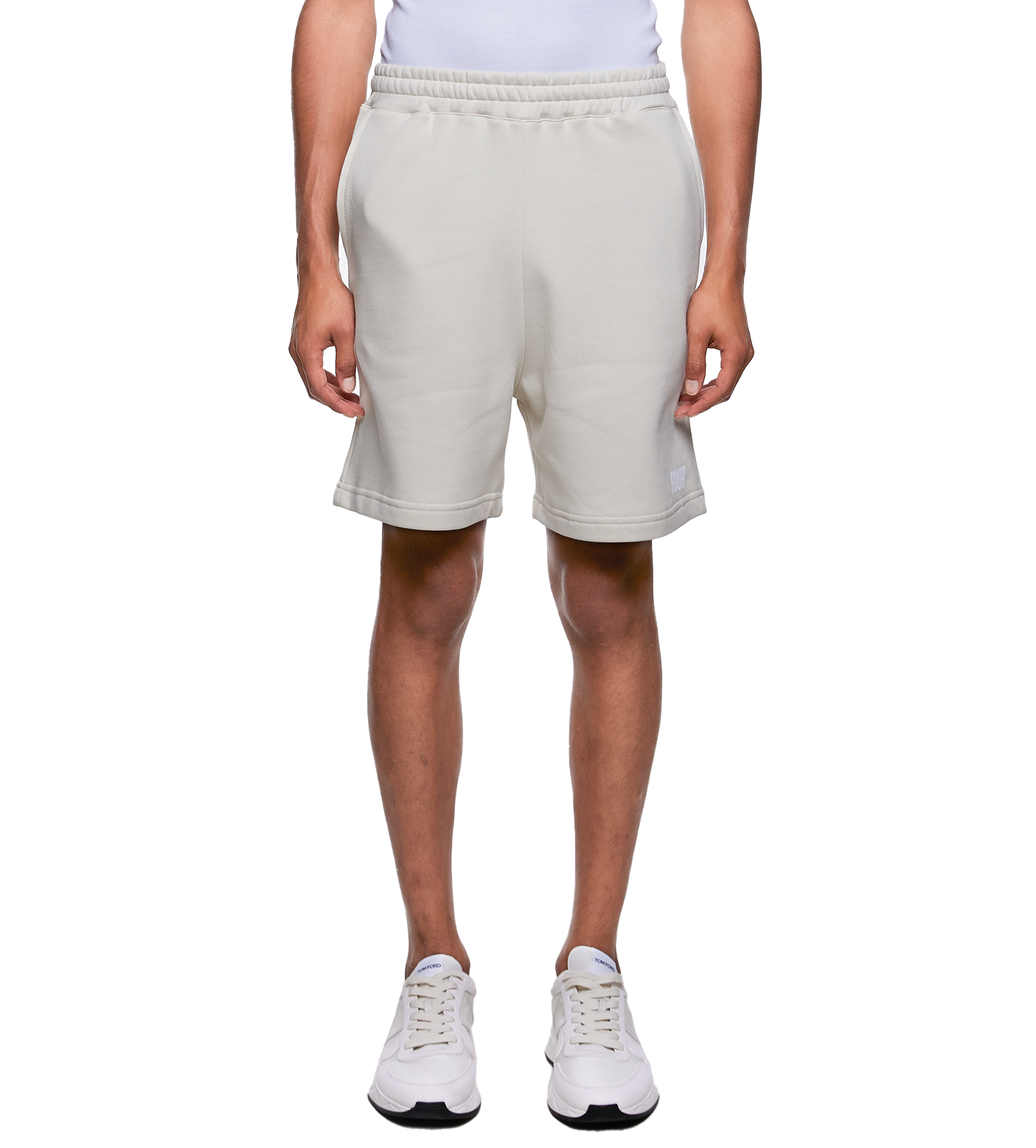 SD Slim Fit Logo Shorts Silver Birch