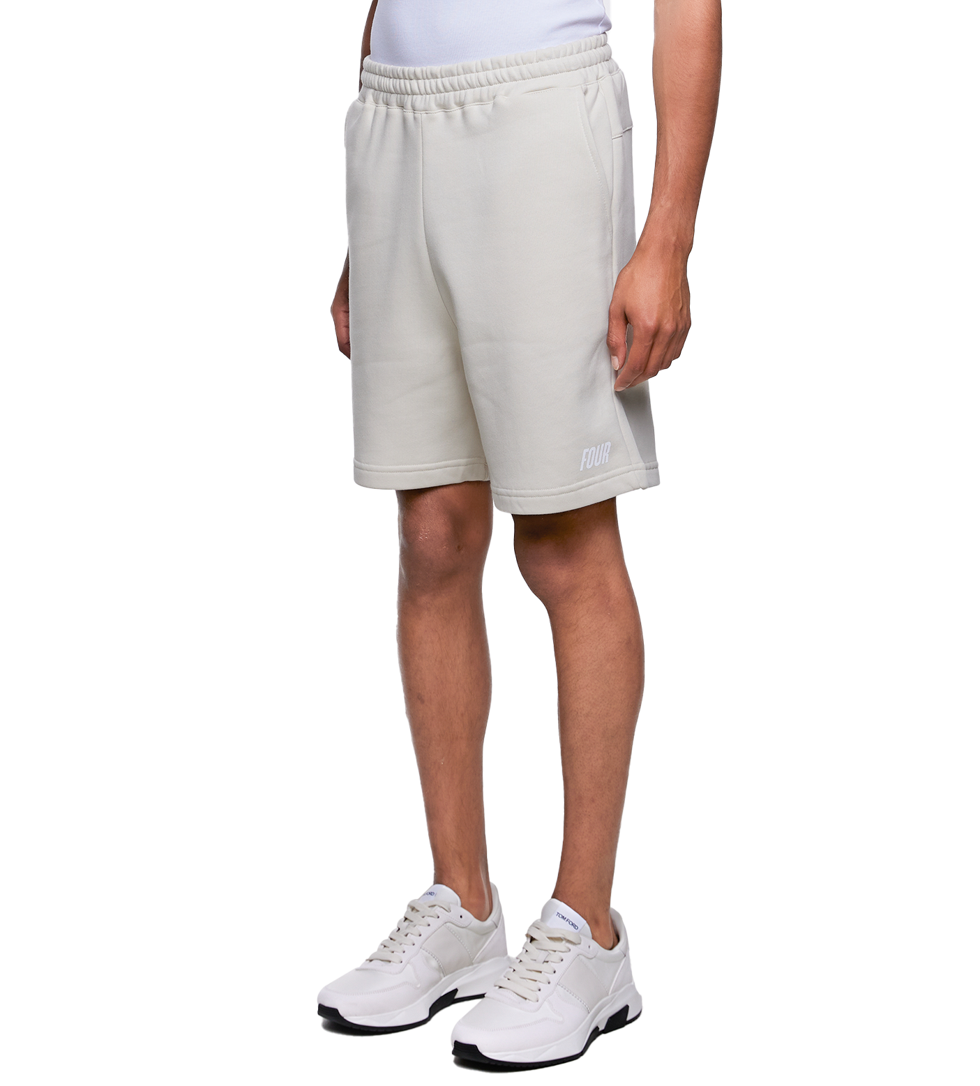 SD Slim Fit Logo Shorts Silver Birch