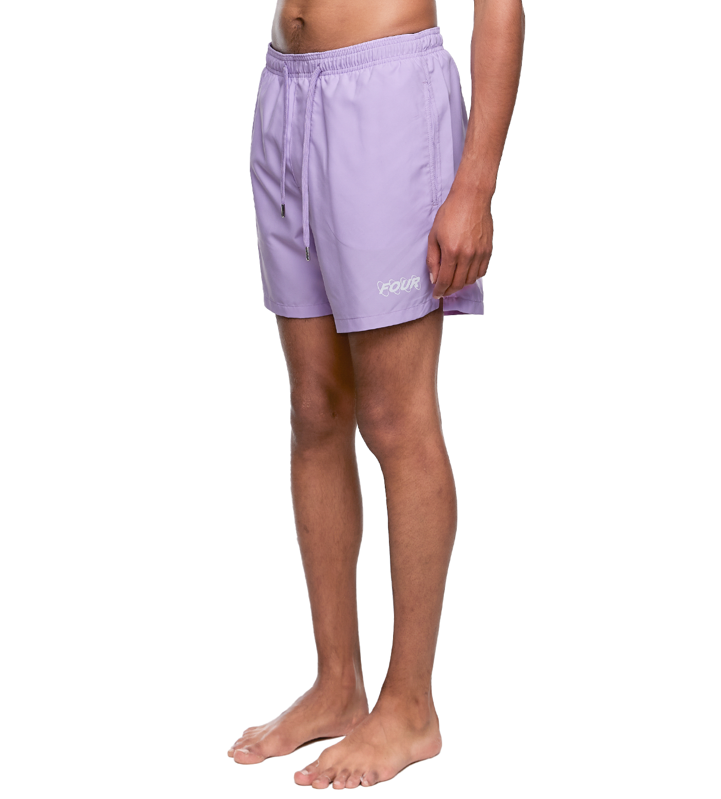 SD Circle Logo Swim Shorts Pastel Lilac