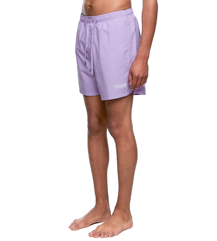 SD Circle Logo Swim Shorts Pastel Lilac