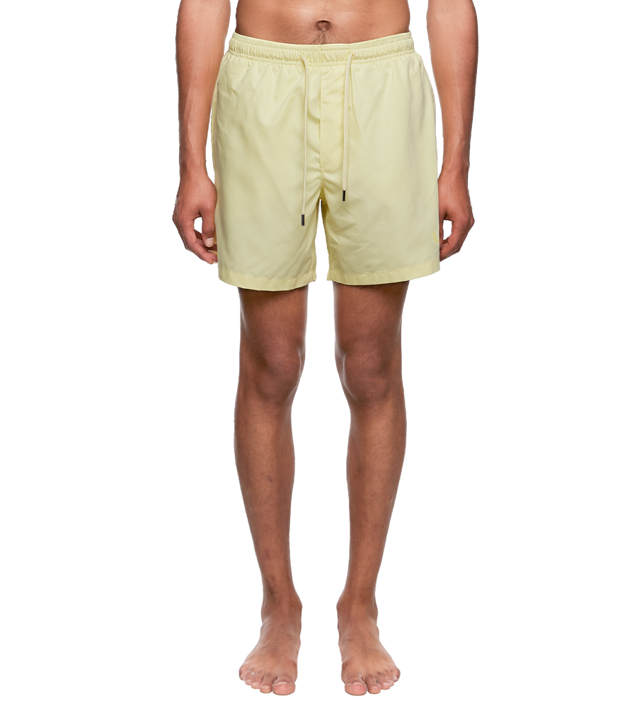 SD Outline Logo Swim Shorts Pastel Yellow