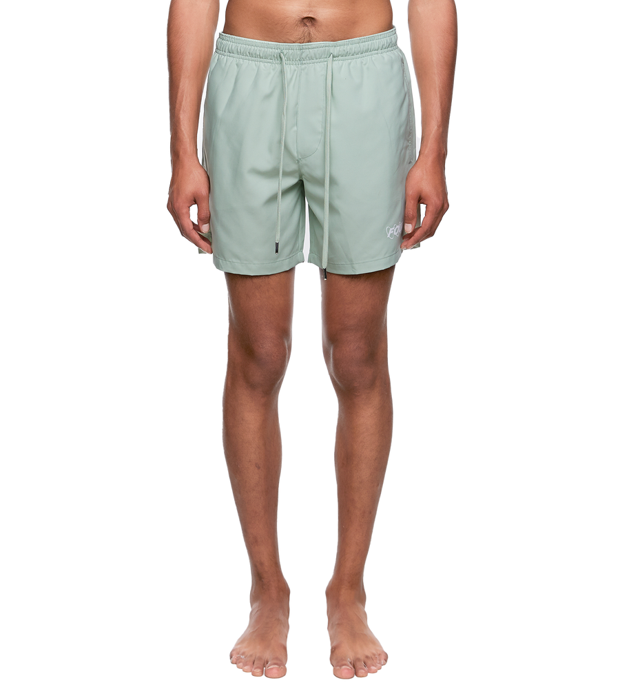 SD Circle Logo Swim Shorts Sea Foam