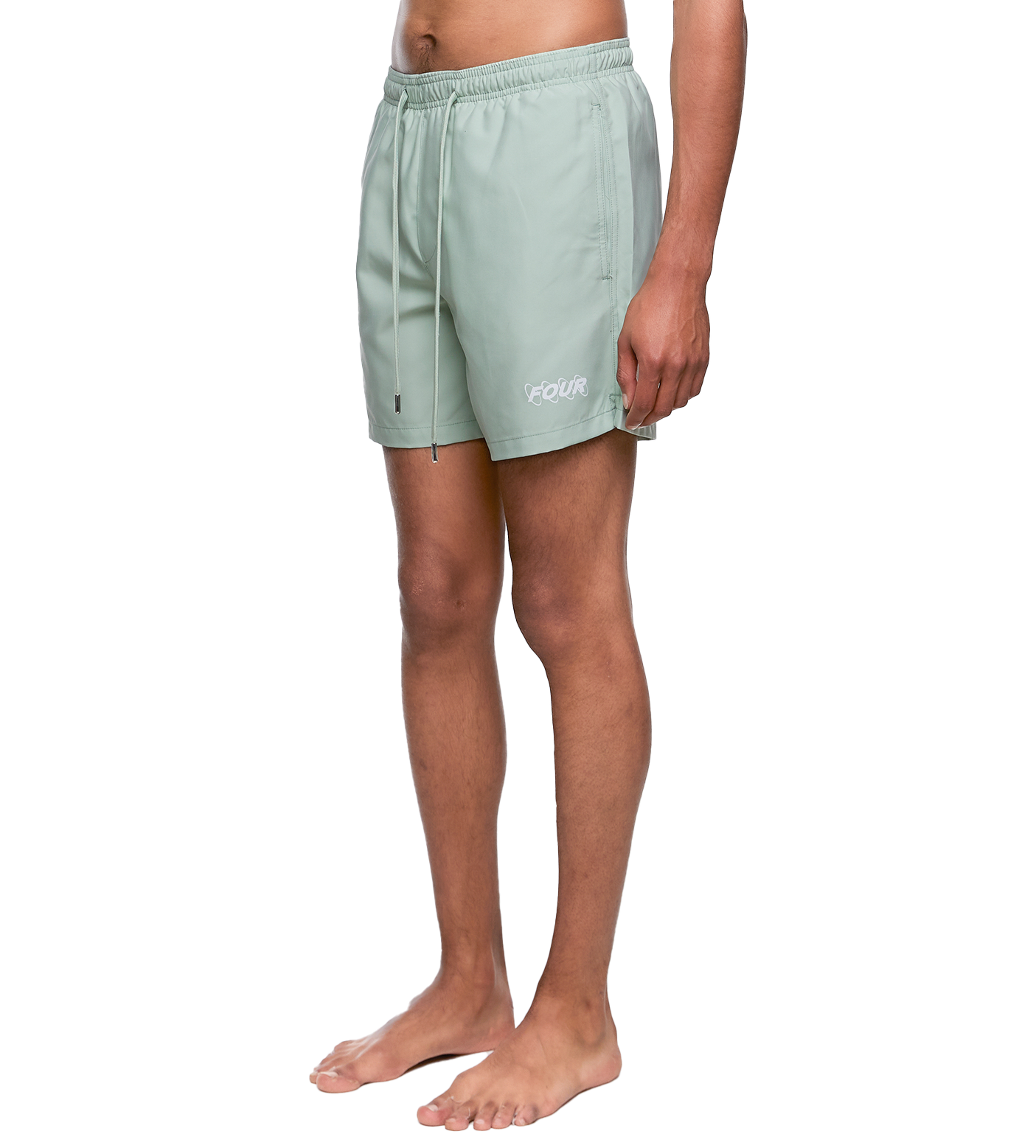 SD Circle Logo Swim Shorts Sea Foam