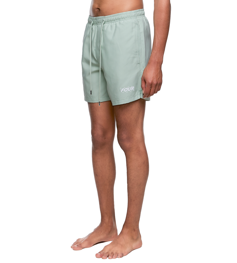 SD Circle Logo Swim Shorts Sea Foam