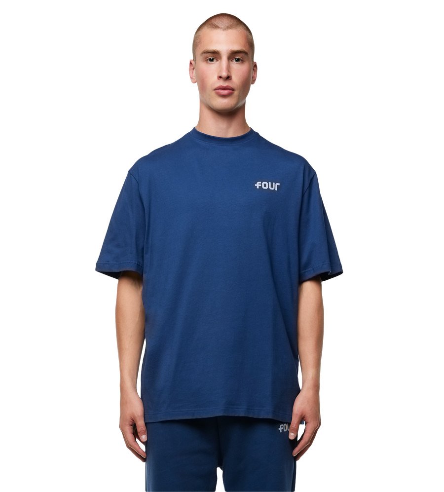 Stamp Arc de Triomphe T-Shirt Insignia Blue