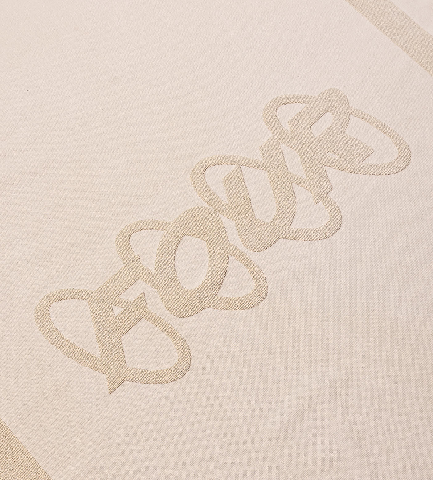 Circles Logo Beach Towel Silver Birch