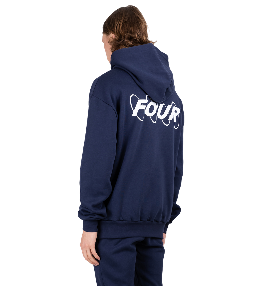 Circles Logo Hoodie Marine Blue