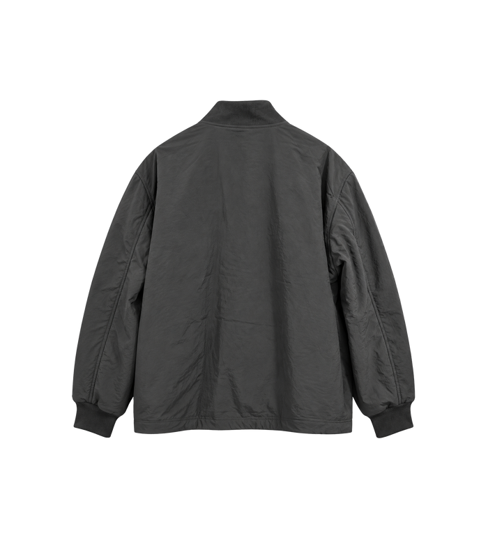 Bomber Jacket in Nylon Tar