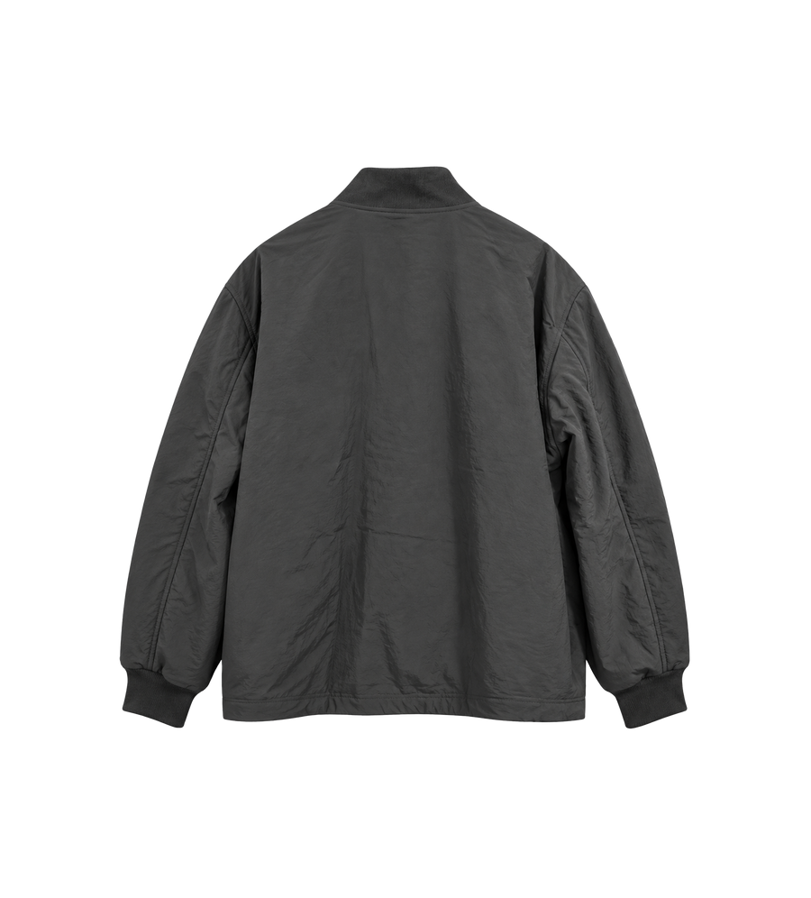 Bomber Jacket in Nylon Tar