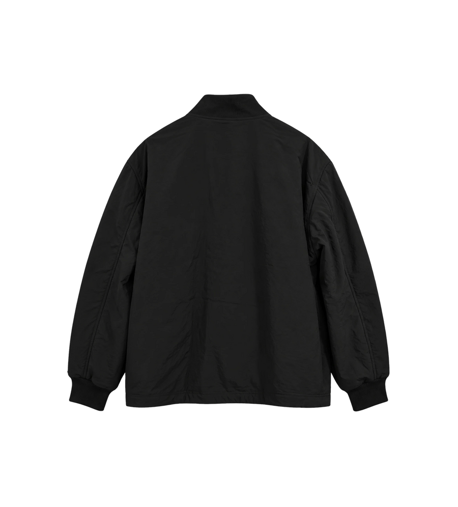Bomber Jacket in Nylon Tar