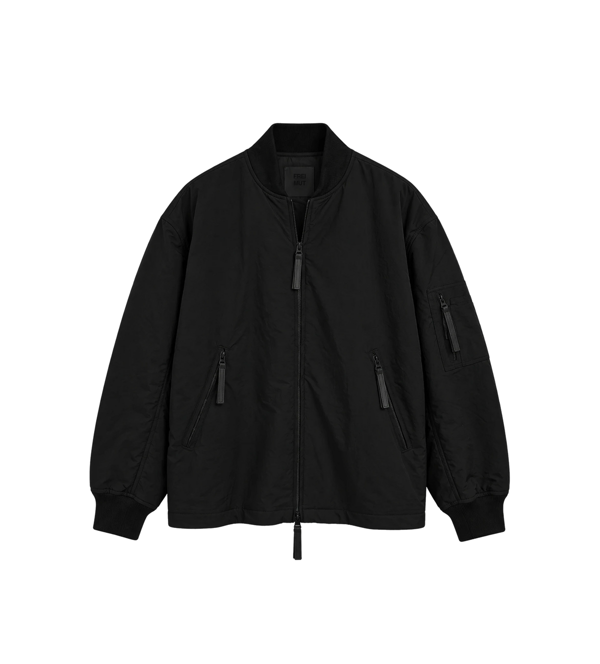 Bomber Jacket in Nylon Tar