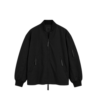 Bomber Jacket in Nylon Tar