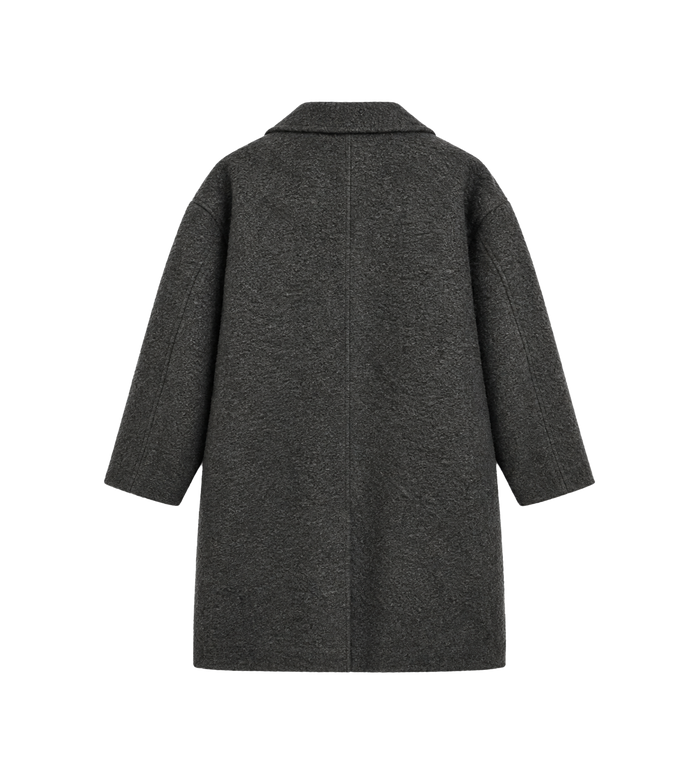 Knee-Length Coat Tar