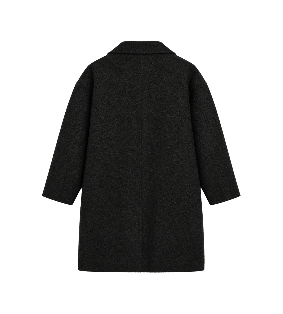 Knee-Length Coat Tar