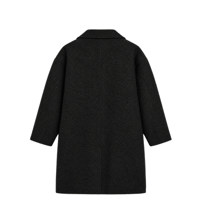 Knee-Length Coat Tar