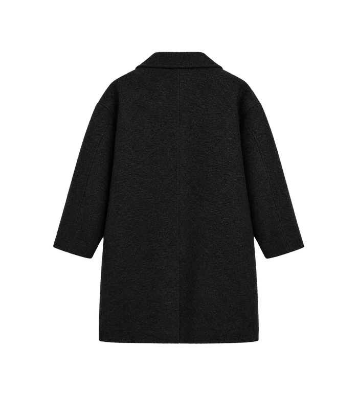 Knee-Length Coat Tar