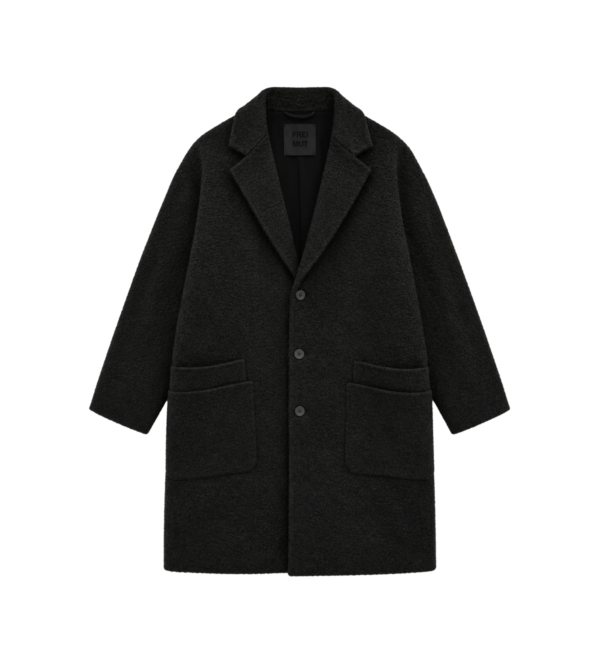 Knee-Length Coat Tar