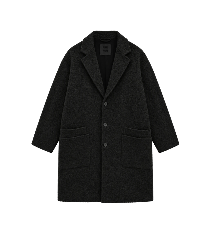 Knee-Length Coat Tar