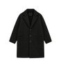 Knee-Length Coat Tar