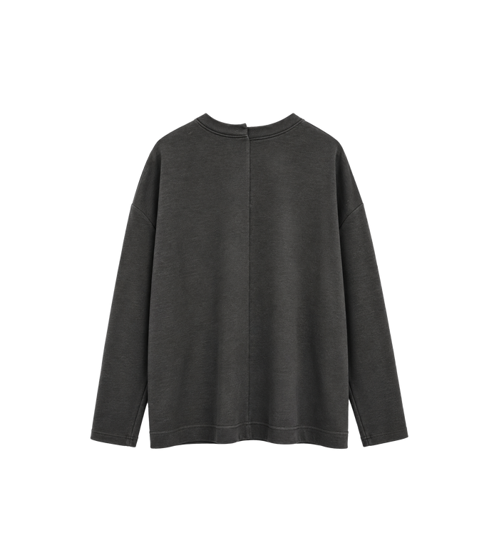 Center Seam Long Sleeve T-Shirt Tar