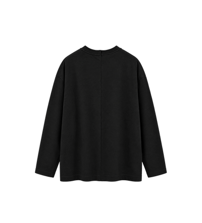 Center Seam Long Sleeve T-Shirt Tar