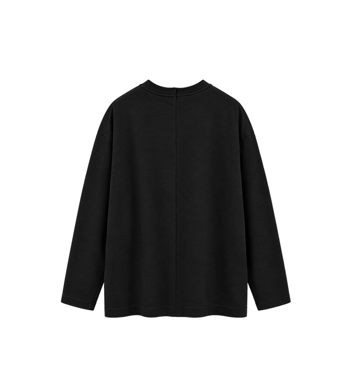 Center Seam Long Sleeve T-Shirt Tar