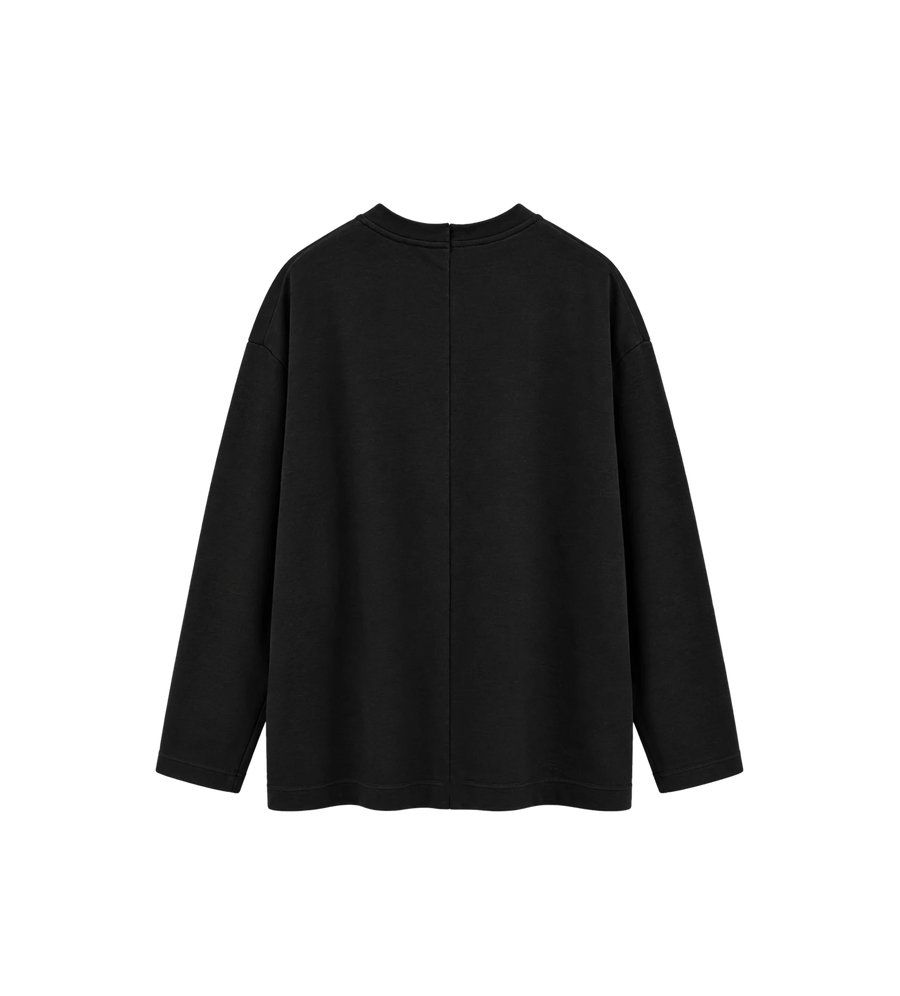 Center Seam Long Sleeve T-Shirt Tar
