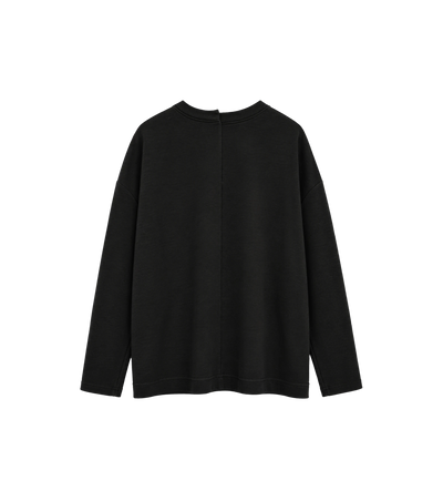 Center Seam Long Sleeve T-Shirt Tar