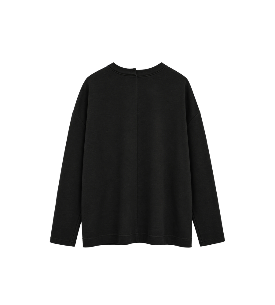 Center Seam Long Sleeve T-Shirt Tar