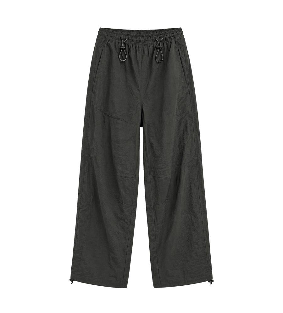 Lined Nylon Pants Tar